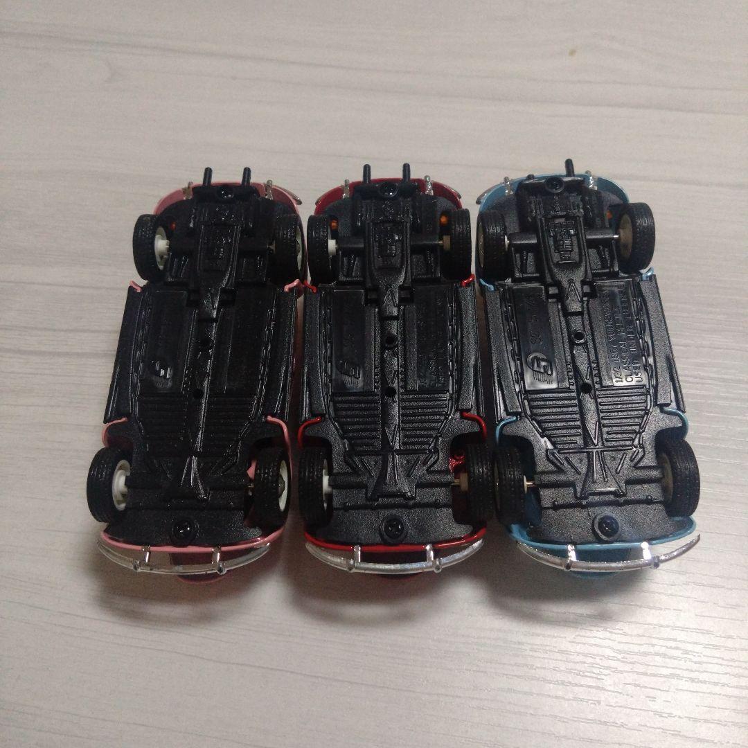 スヌーピービートルミニカー。赤・ピンク・水色　セット スヌーピービートルミニカー。赤・ピンク・水色 セット
