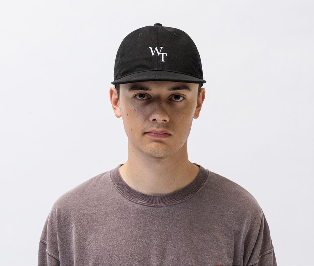 T-6H 03 / CAP / COTTON. TWILL BLACK T-6H 03 / CAP / COTTON. TWILL BLACK