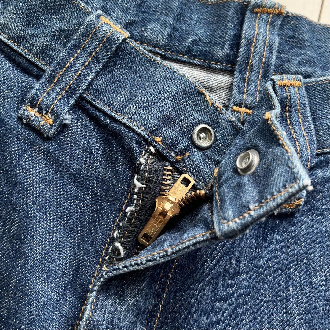 70s LEE リー リバーシブル デニムパンツ ブーツカット フレア