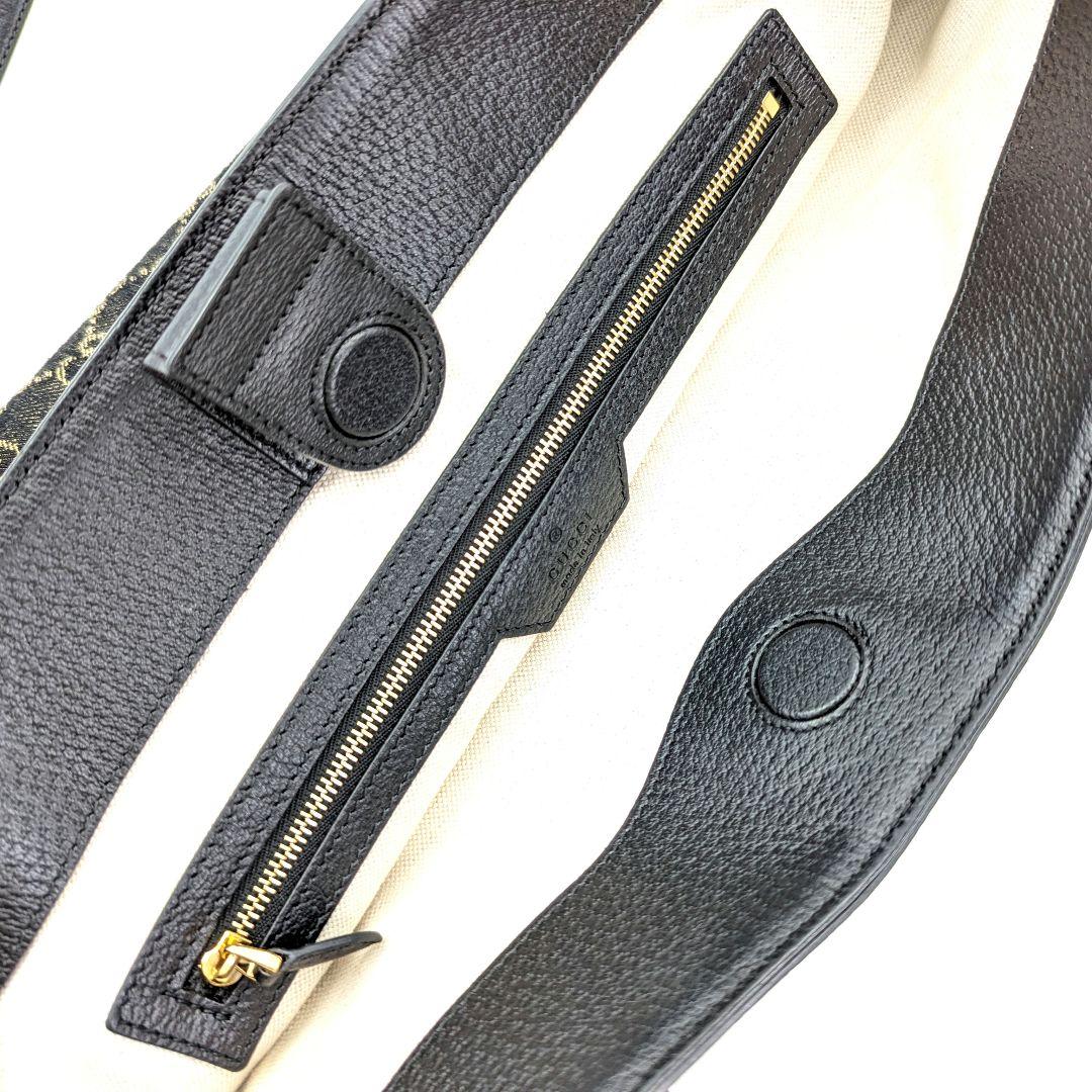 【美品】GUCCI グッチ オフィディア トートバッグ GGデニム ブラック