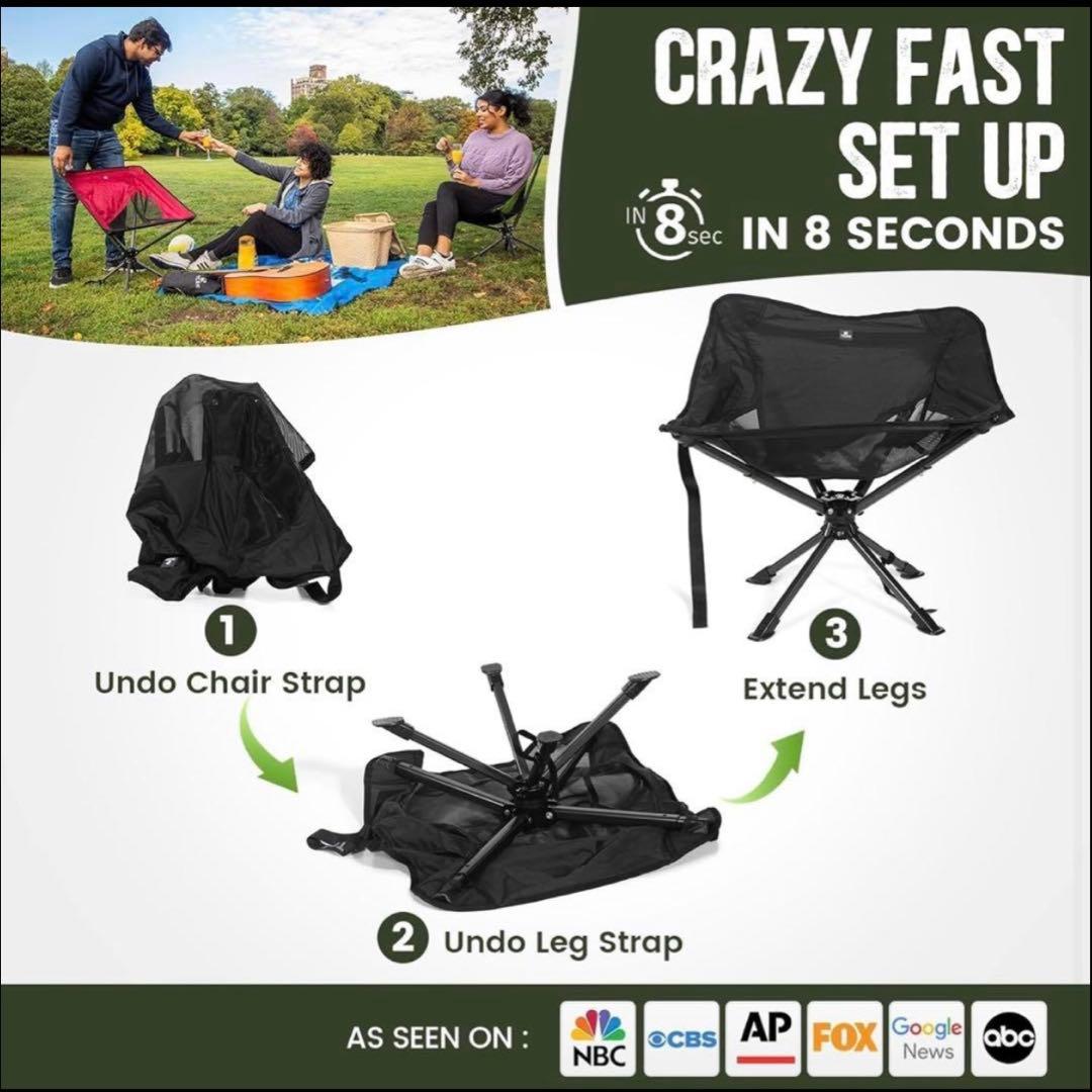 TCEK スウィベルポータブルチェア TCEK スウィベルポータブルチェア