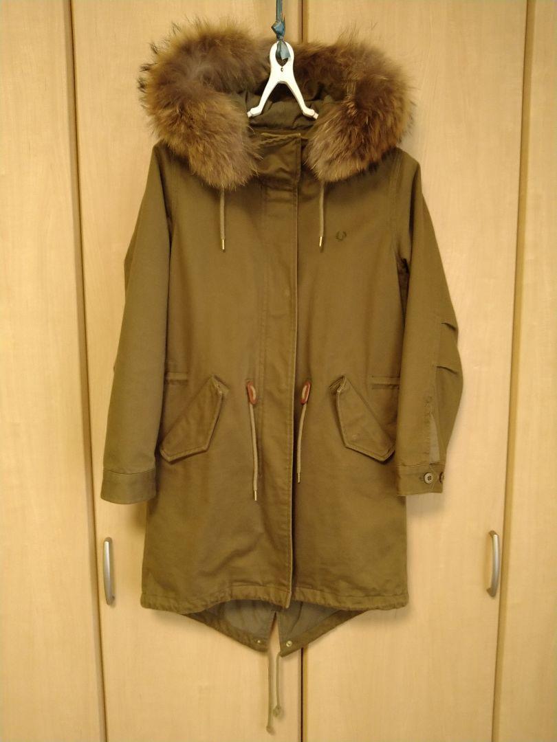 FRED PERRY モッズコート ライナー フェイクファー付き ジャケット