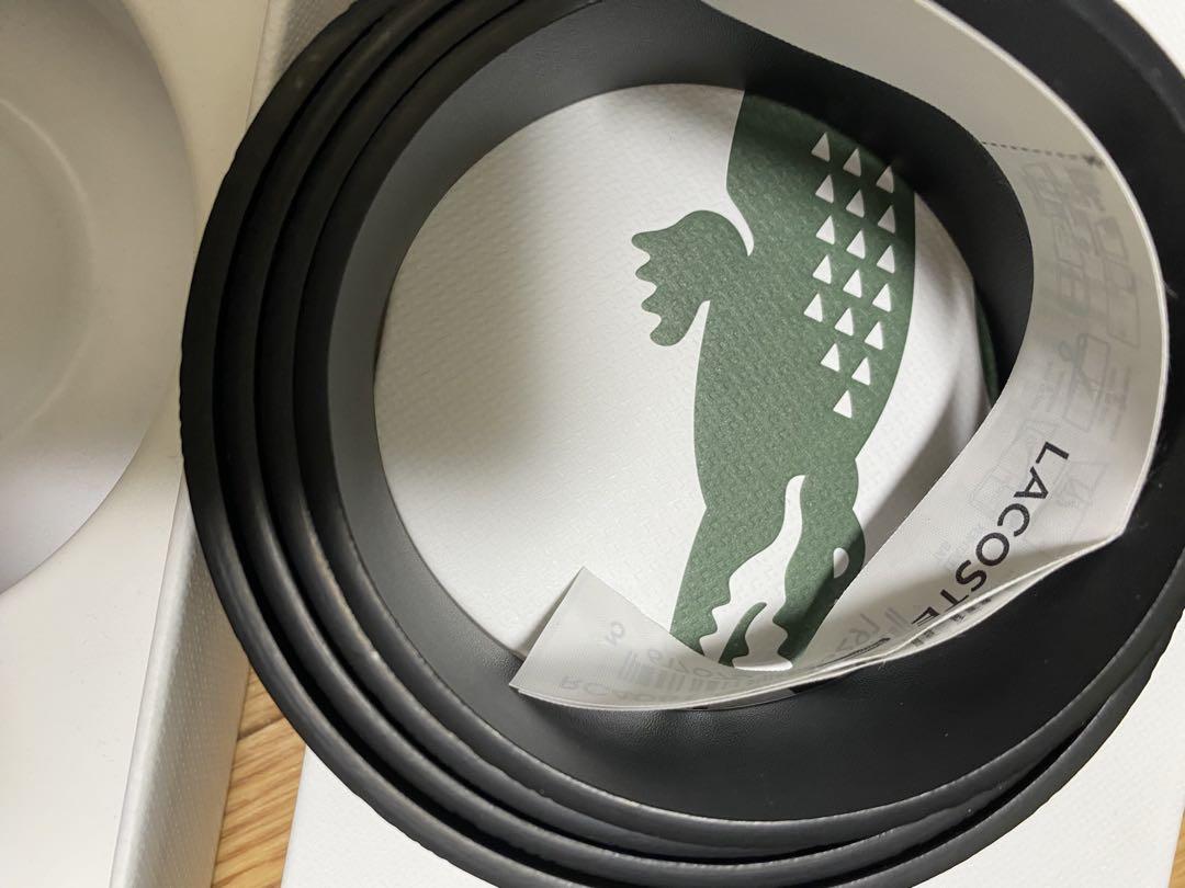 スムースレザーベルト&２バックルセット Lacoste ラコステ　ベルト