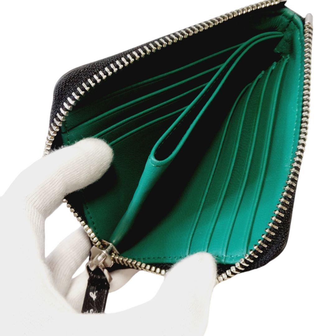 【美品】agnes b. L字ウォレット プレッションコインケース コンパクト