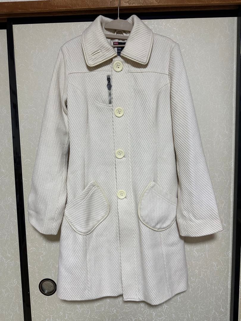 DIESEL ディーゼル　ウール混ロングコート　M