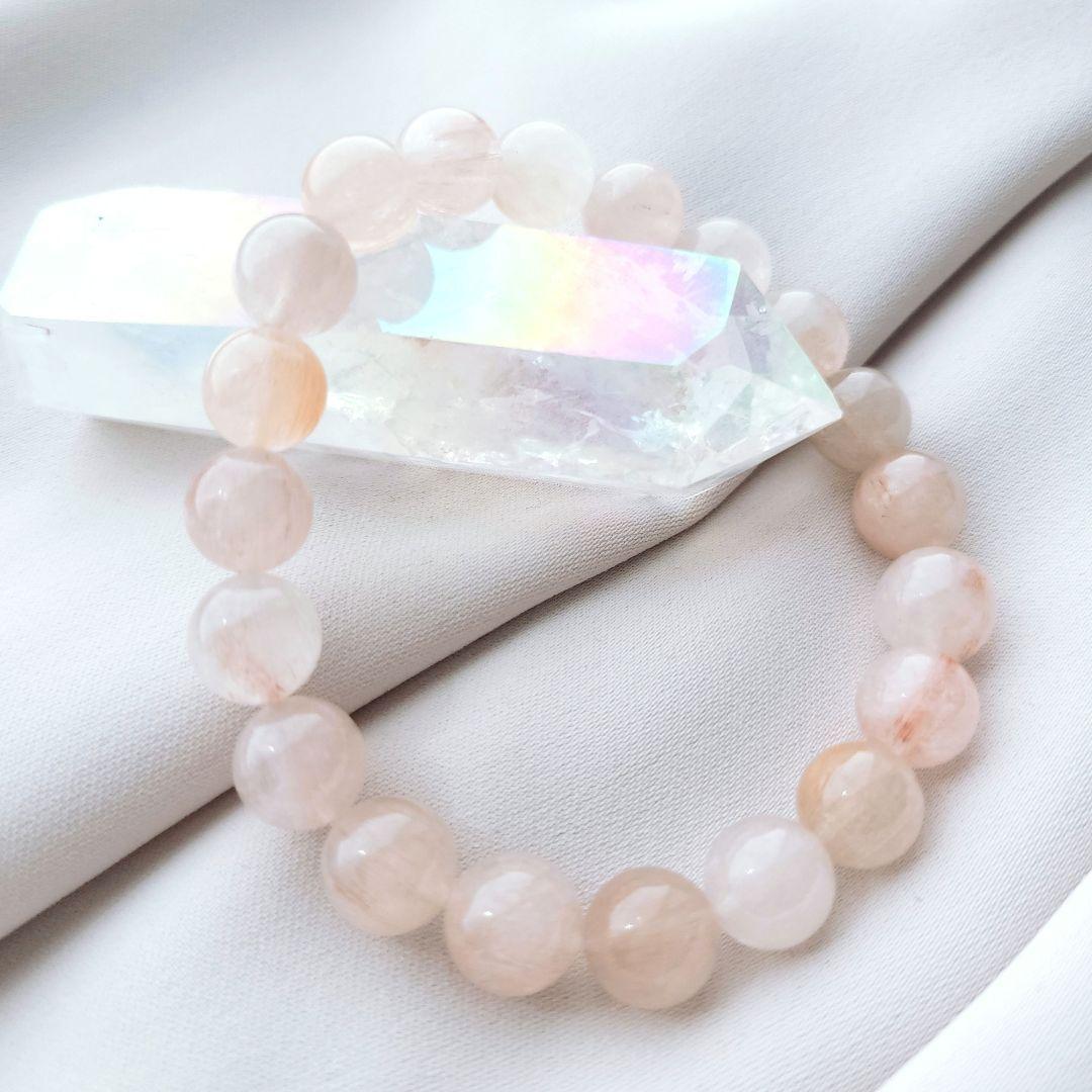 天然石　サゲニティッククォーツ　ブレス