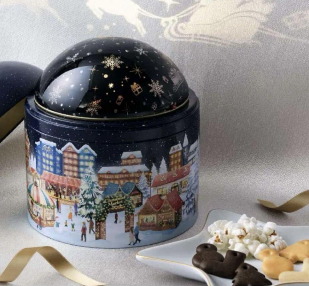 新品未開封　カルディ　クリスマスオルゴールティン2024 菓子詰め合わせ✖️３個 新品未開封 カルディ クリスマスオルゴールティン2024 菓子