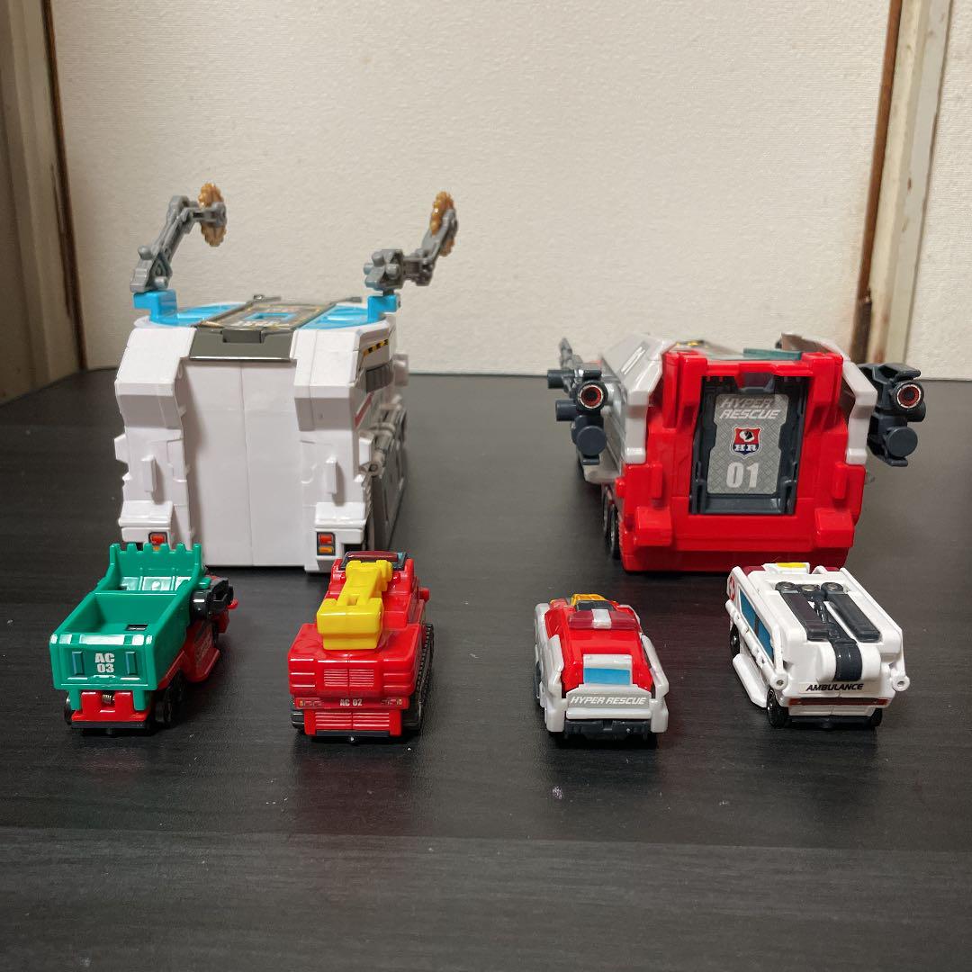 タカラトミー セット 現状渡し fSnLU-m40433335741 トミカ ハイパーレスキュー 超激安新品