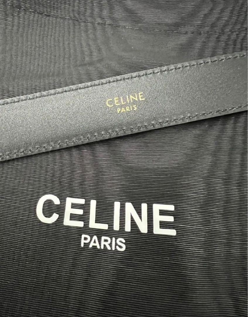 CELINE セリーヌ トリオンフベルト ブラック - 小物正規 品
