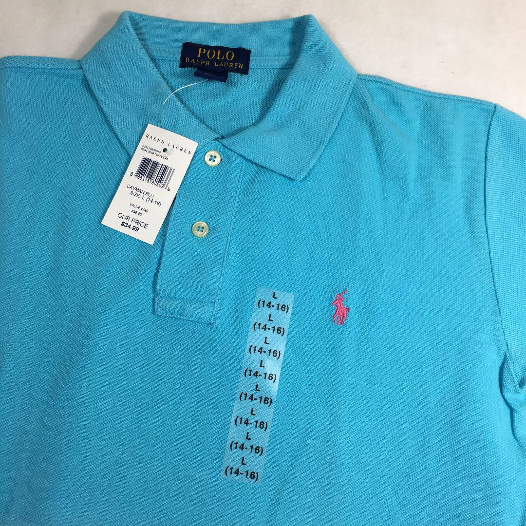 新着 【タグ付き未使用】POLO RALPH LAURENラルフローレン半袖ポロシャツ トップス(Tシャツ/カットソー) 新着 【タグ付き未使用】POLO RALPH LAURENラルフローレン半袖ポロシャツ トップス(Tシャツ/カットソー)