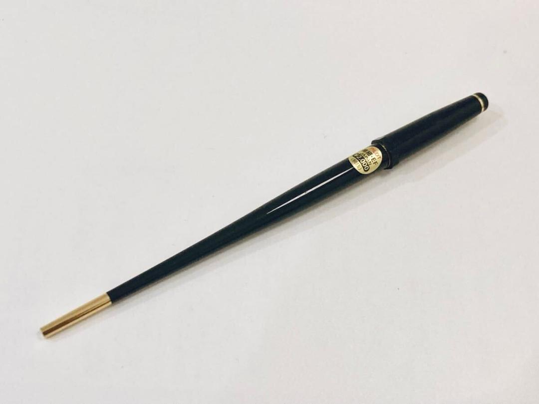 【入手困難】パイロット　デスクペン万年筆　ブラック 廃盤　PILOT 日本製極細