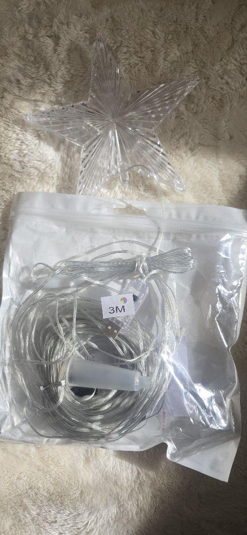 LEDクリスマスツリーライト 2m USB接続 9本