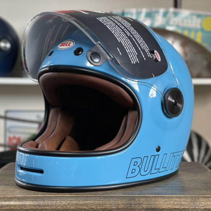 までご 希少 ベル ブリット レトロブルー XXL 1DUZu-m40442659698 廃盤カラー BELL BULLITT カラー