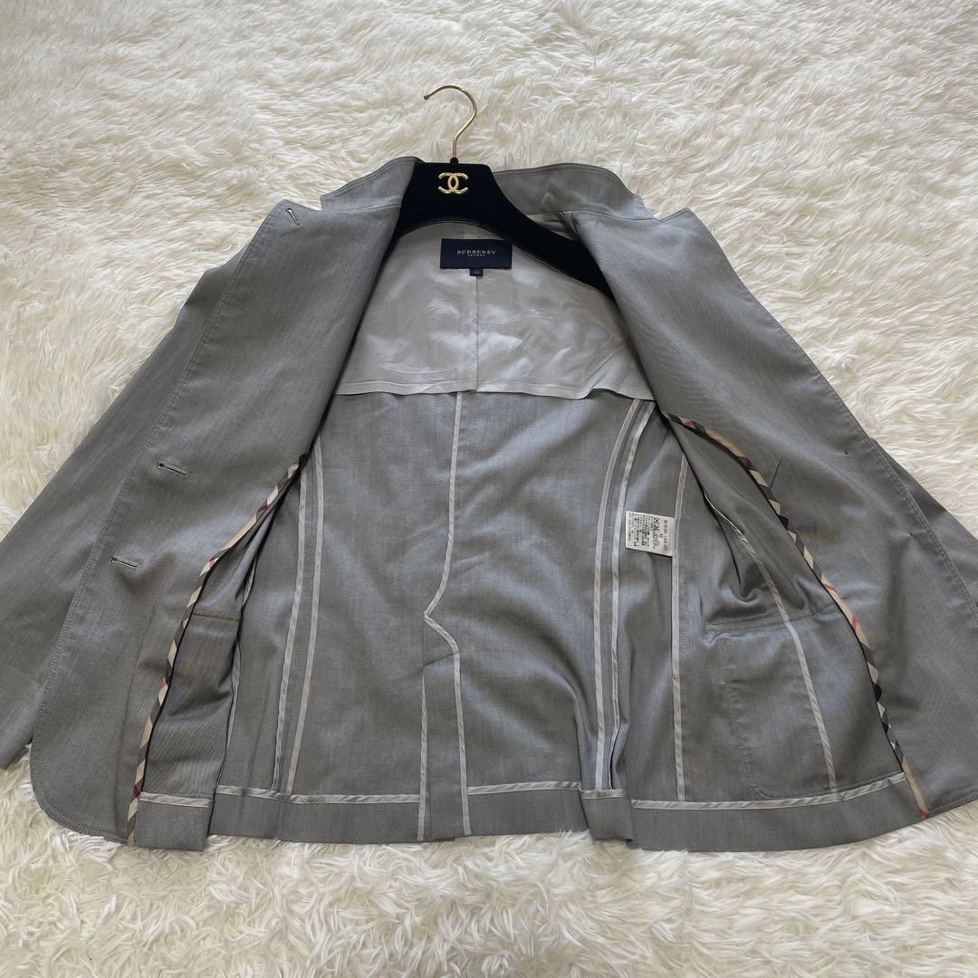 美品 バーバリーロンドン セットアップ パンツスーツ ノバ