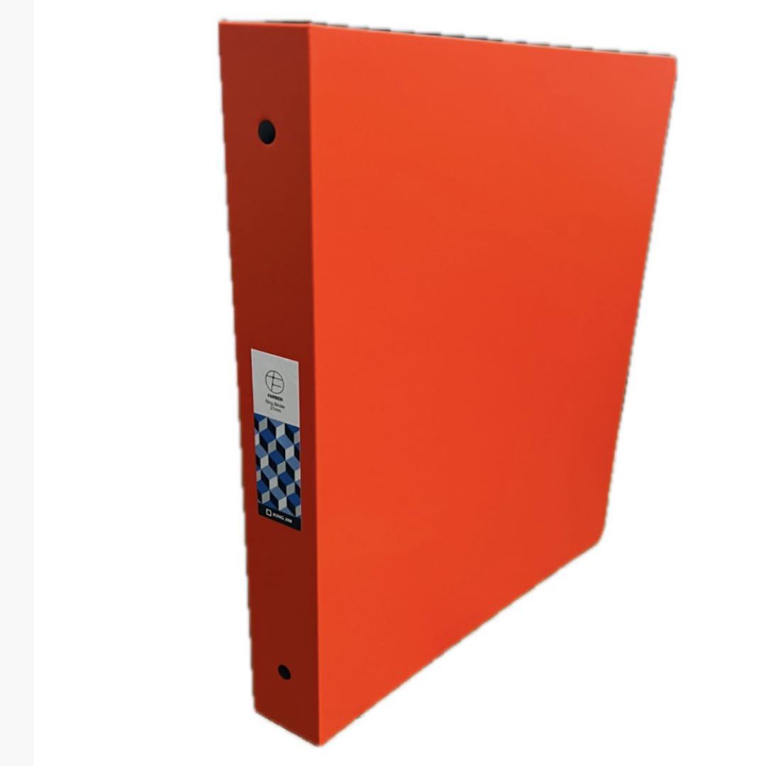 8冊 キングジム 30穴リング式 リングファイル ファルベン A4 6922FN