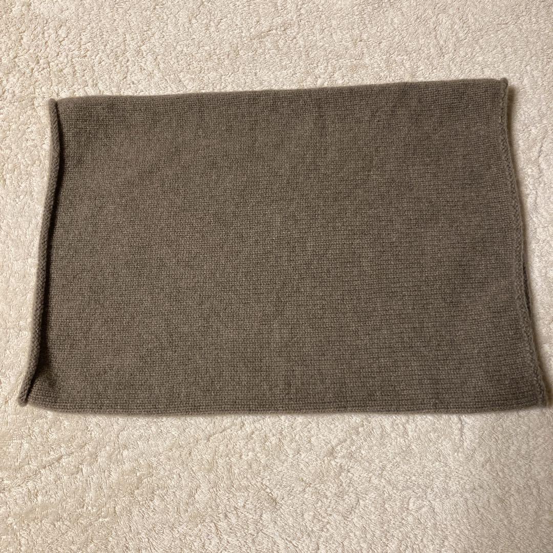 超美品 evam eva カシミヤ100% ネックウォーマー スヌード 小物