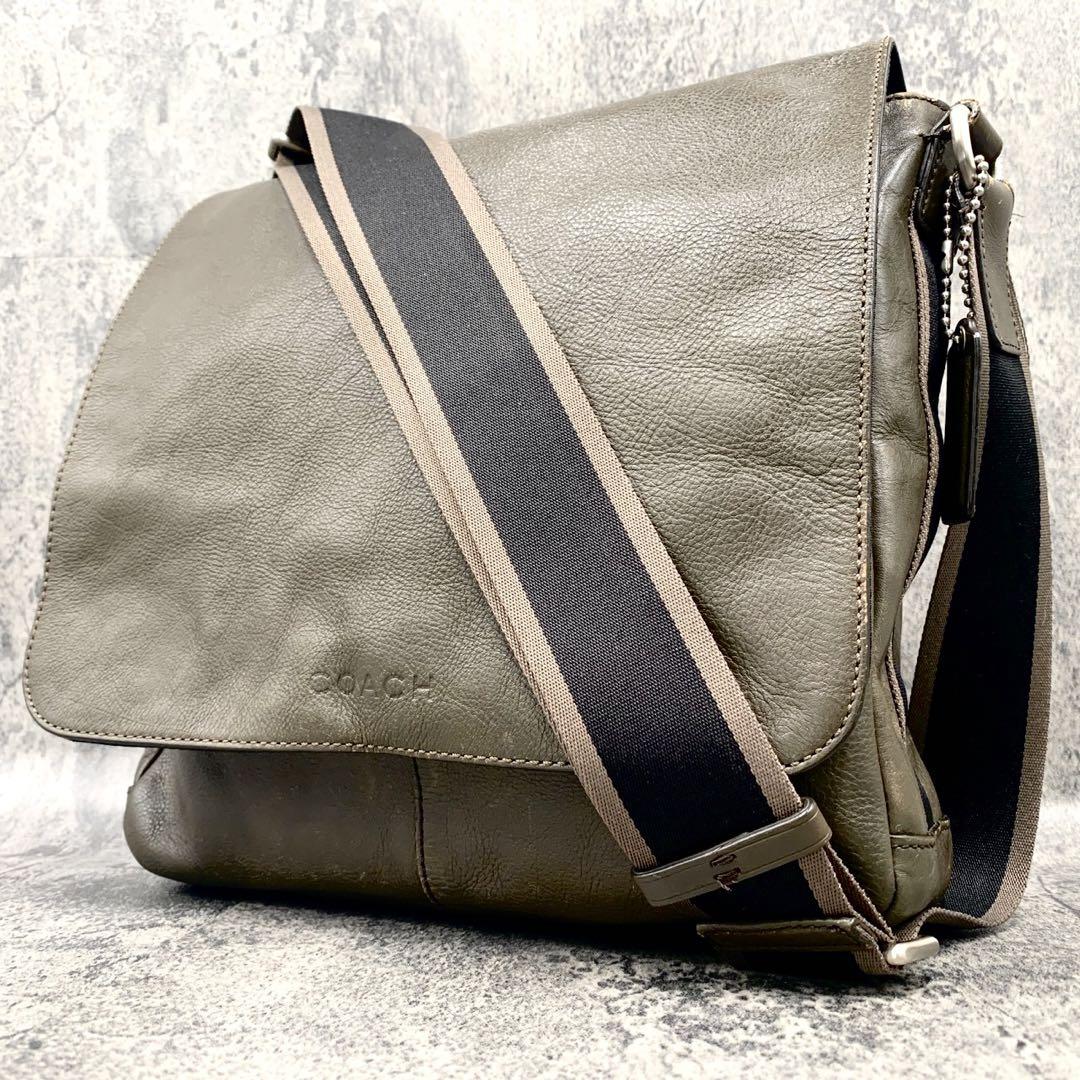 ✨極美品✨COACH コーチ メッセンジャー 肩掛け ヘリテージ バッグ 人気