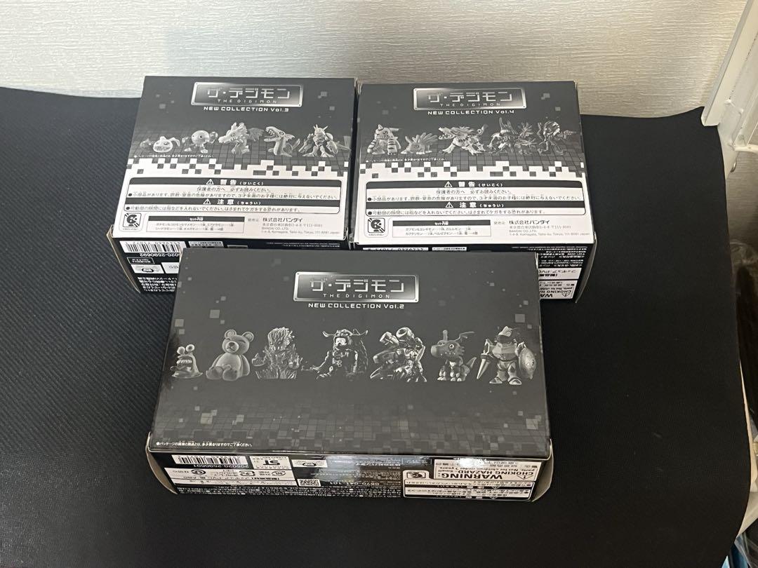 新品 未開封 ザ・デジモン NEW COLLECTION Vol.2.3.4