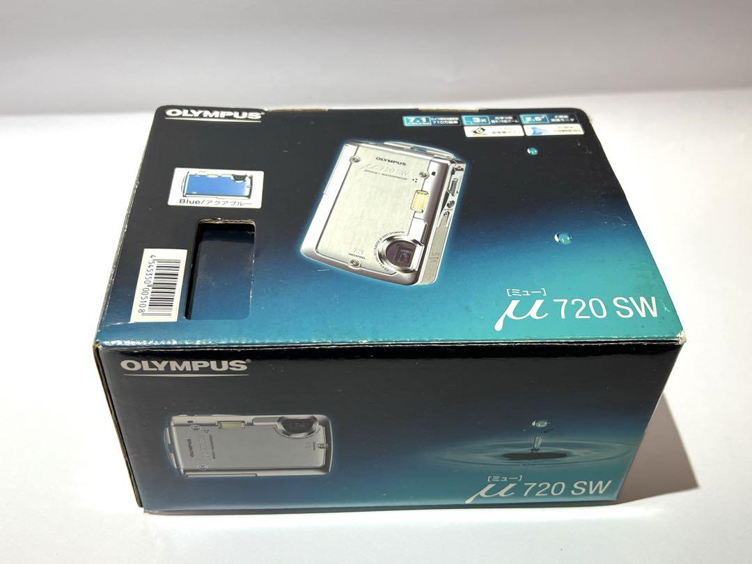 豊富な商品から μ720SW OLYMPUS 新入荷 アクアブルー 1.5m耐衝撃