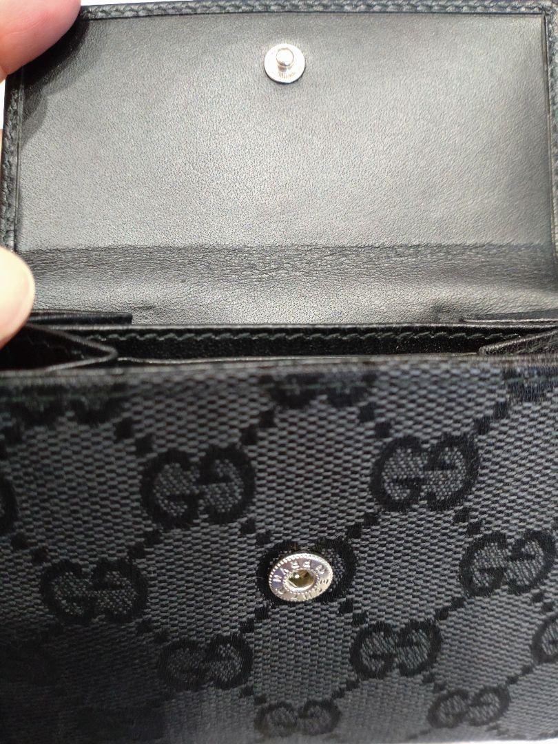 ☆ユキック☆GUCCI　GGキャンバス　折り財布　ジャッキー