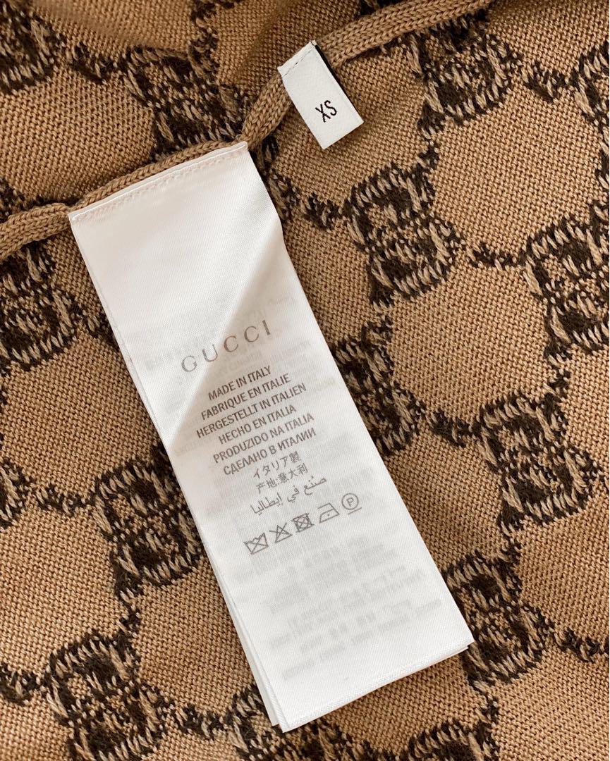 【美品】GUCCI グッチ GGラメ カーディガン ゴールド ベージュ
