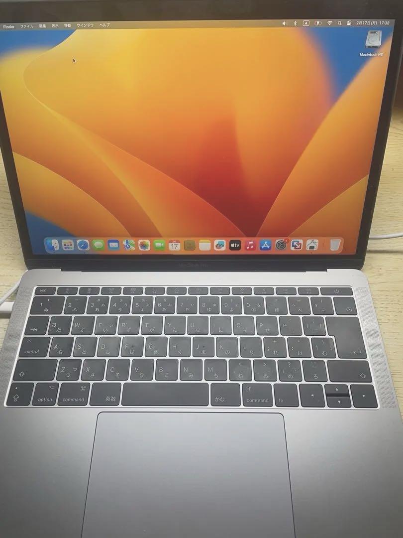 美品』MacBook Pro シルバー 4760mAh2017 MacBook本体