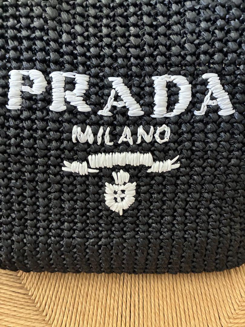 PRADA プラダ　スモール　クロシェ　トートバッグ　カゴバック