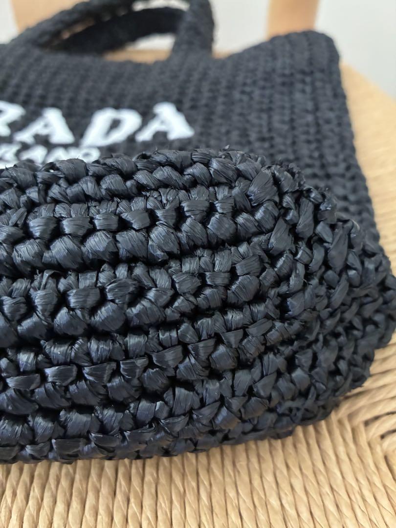 PRADA プラダ　スモール　クロシェ　トートバッグ　カゴバック