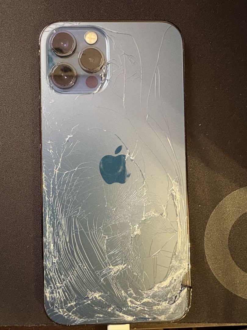 Apple iPhone 12 Pro 本体 画面・背面ひび割れ - メルカリ