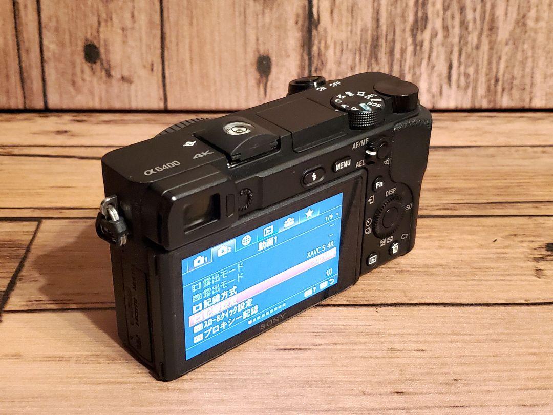 早い者勝ち【美品】SONY α6400 ボディ本体　バッテリー