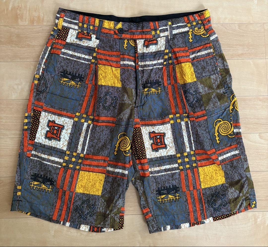 エンジニアードガーメンツ　SUNSET SHORT -AFRICAN PRINT