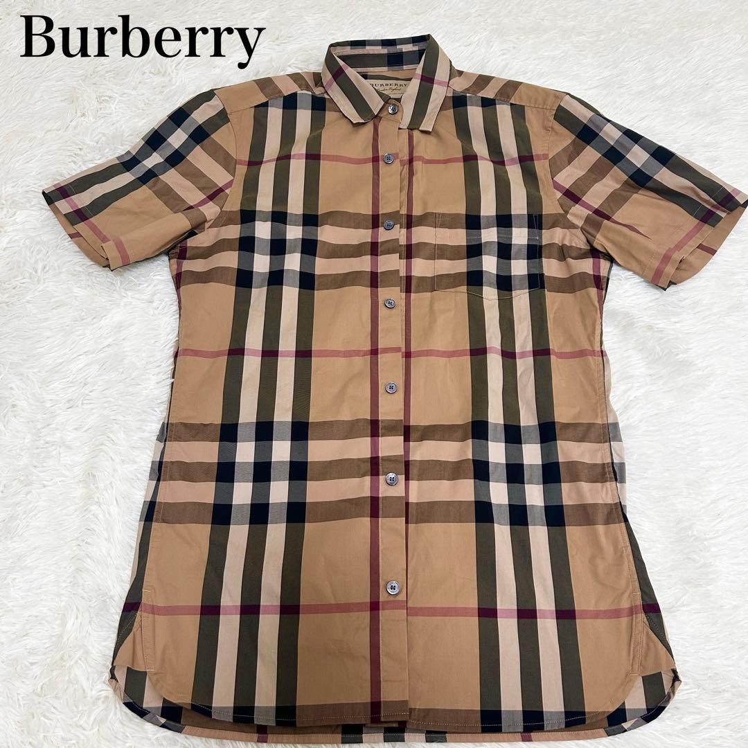 美品✨XS バーバリー　Burberry ノバチェック　メガチェック　半袖シャツ