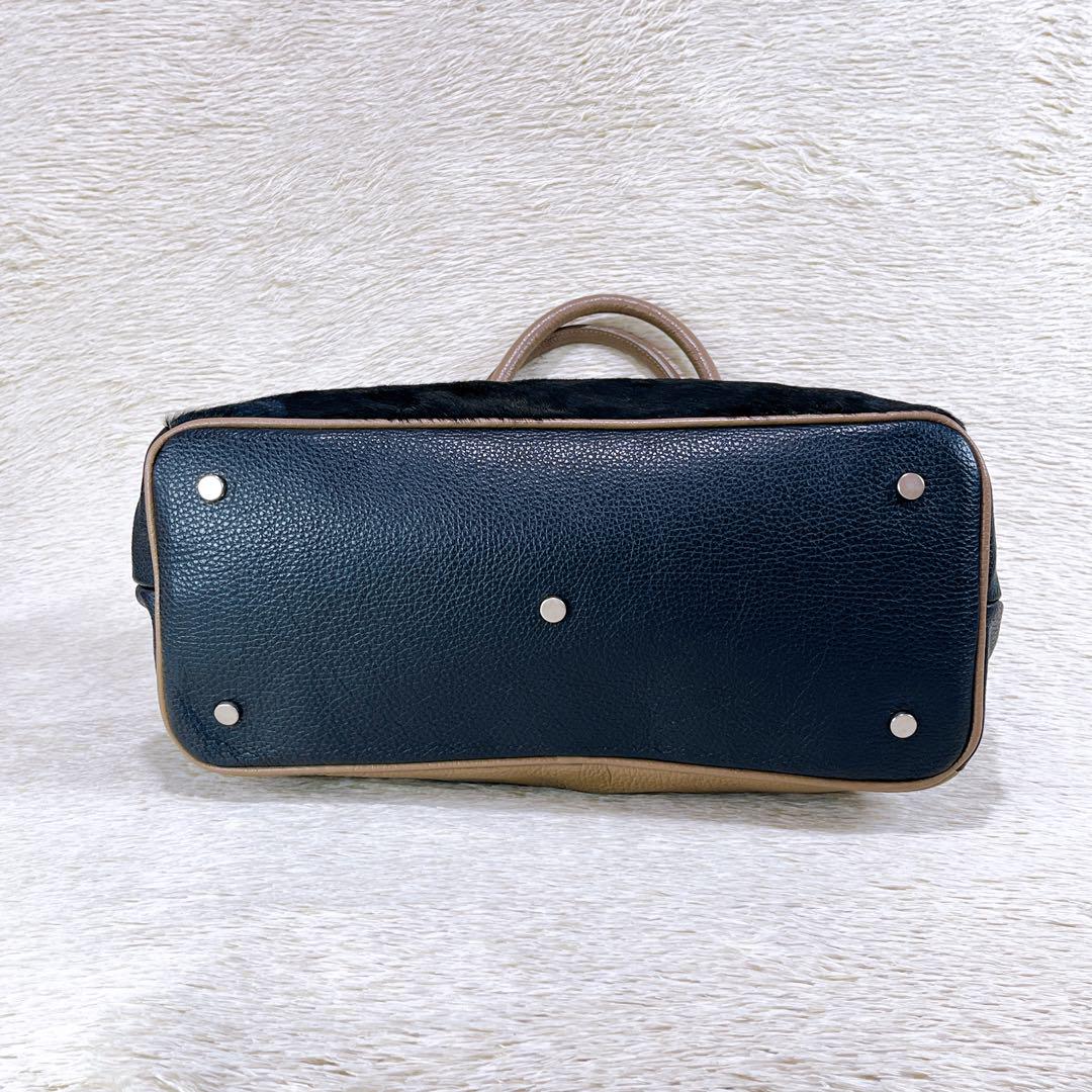 ✨美品✨キタムラ KITAMURA ハラコ トートバッグ 肩がけ A4可