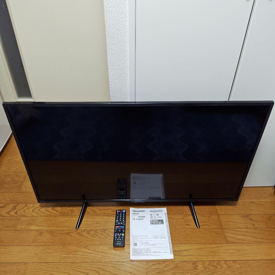 【K.H】テレビ SHARP 42型 美品 美品・保証書付〗シャープ 4T‑C42DH1 42型 液晶テレビ 即購入OK