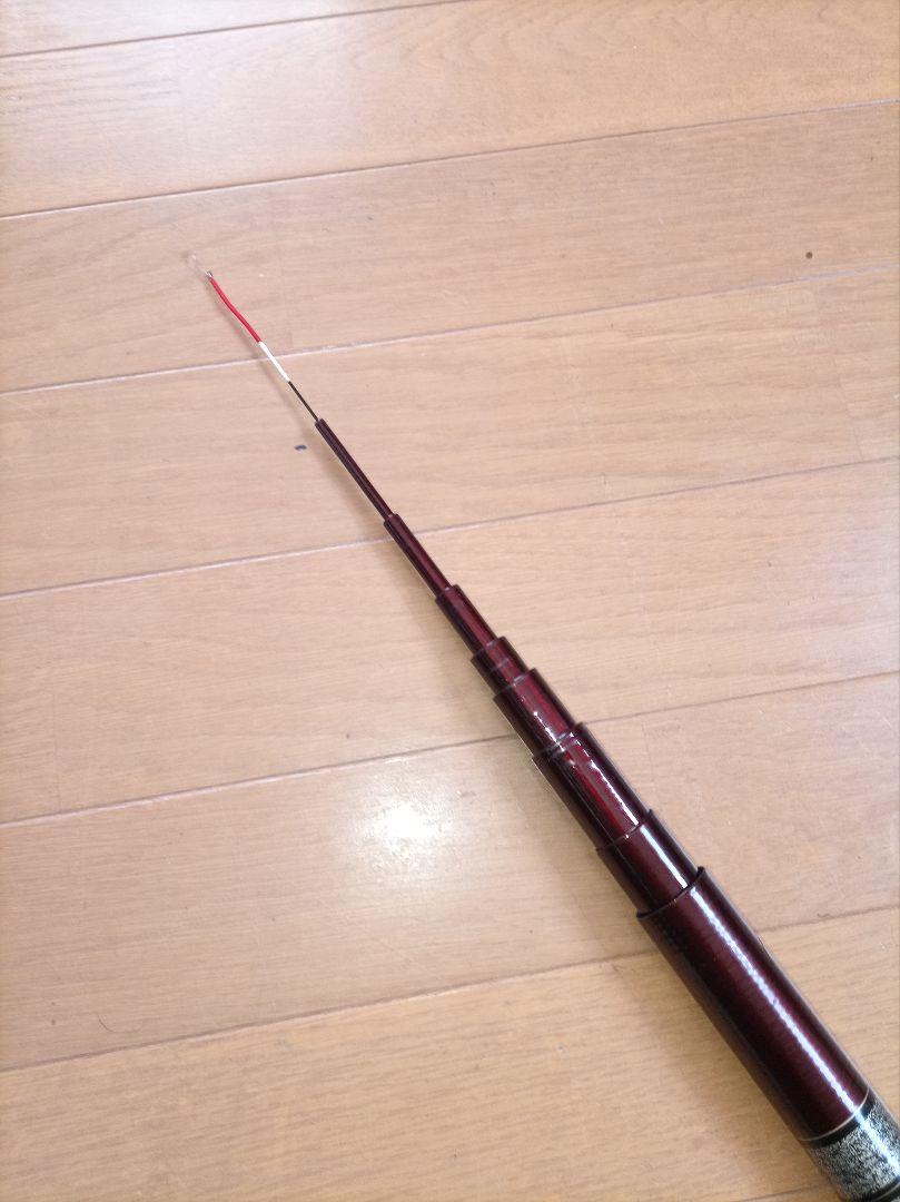 希少】当時物 1983年 鮎竿 オレンジと黒 コルクグリップ