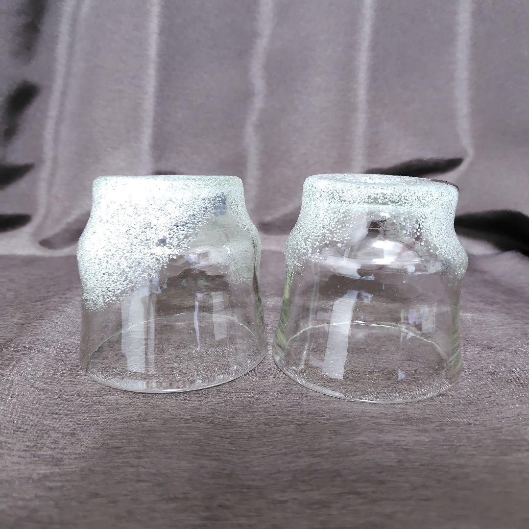 稲嶺盛吉 グラス3個セット② 稲嶺盛吉さんの波型ガラス