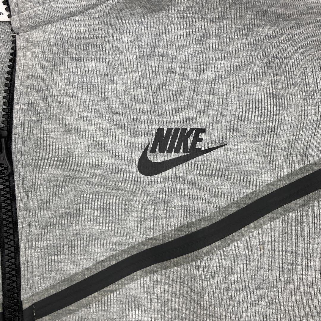 【レアXL】NIKE ナイキ テックフリース ジップアップパーカー グレー