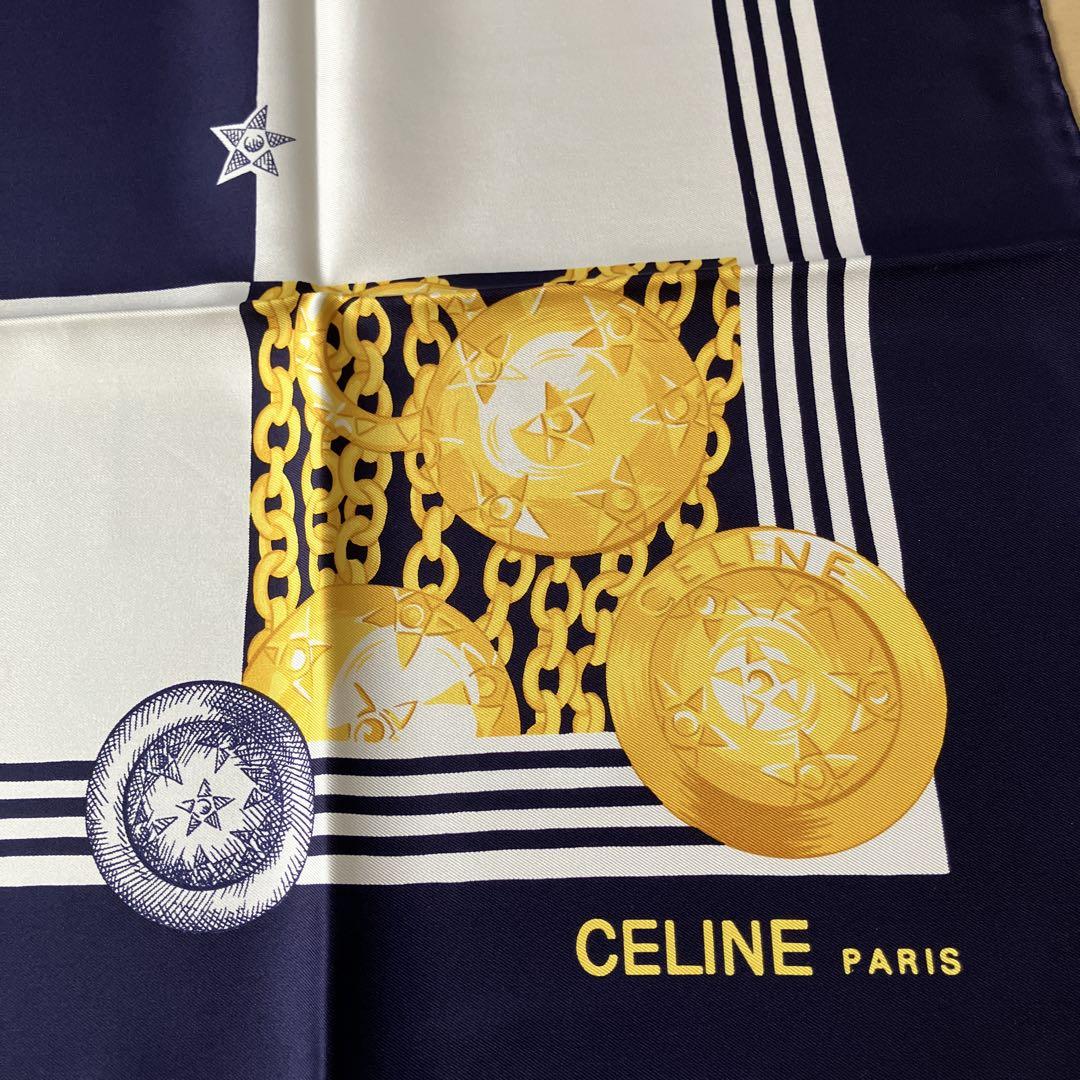 CELINE シルクスカーフ