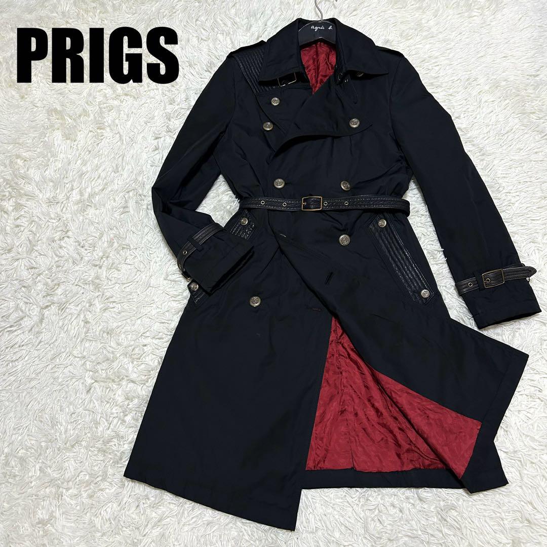 PRIGS プリッグス コート PRIGS プリッグス トレンチコート ファイブフォックス 本革