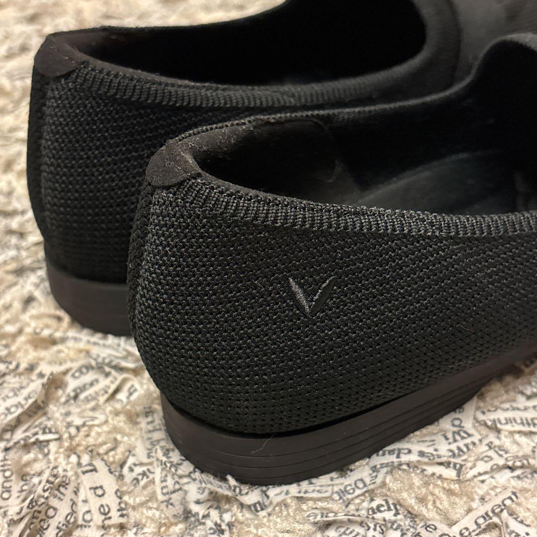 美品✨VIVAIA Eloise　アーモンドトゥ ペニーローファー　黒　37.5