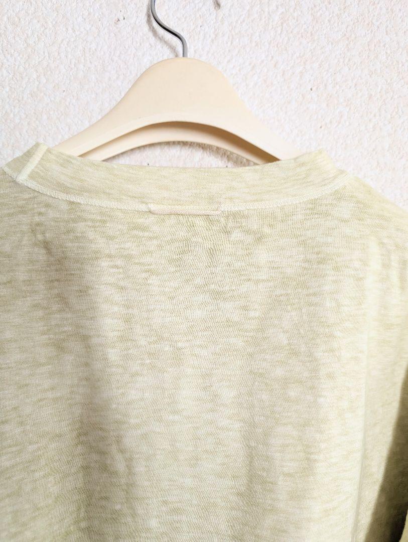 超美品】45R 天竺の908Tシャツ (草木染め) クローバー 日本製
