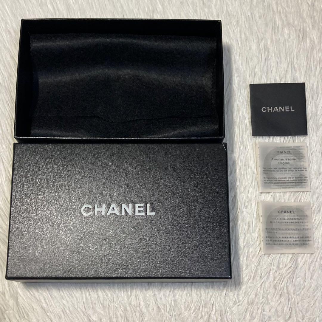 早い者勝ち　美品　CHANEL シャネル　長財布　オレンジ　バイカラー　付属品