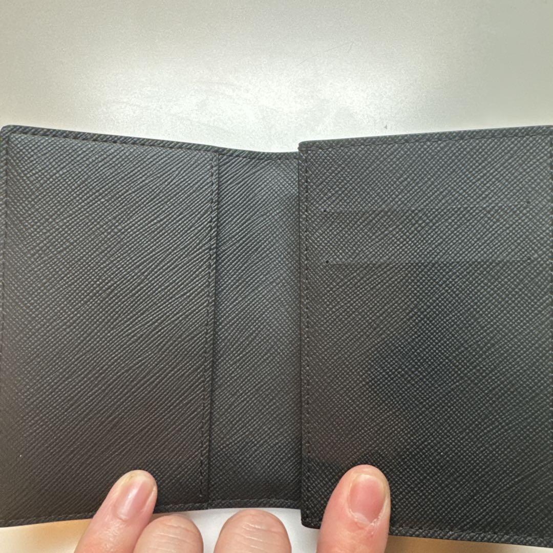 dunhill ブラックレザー 名刺入れ