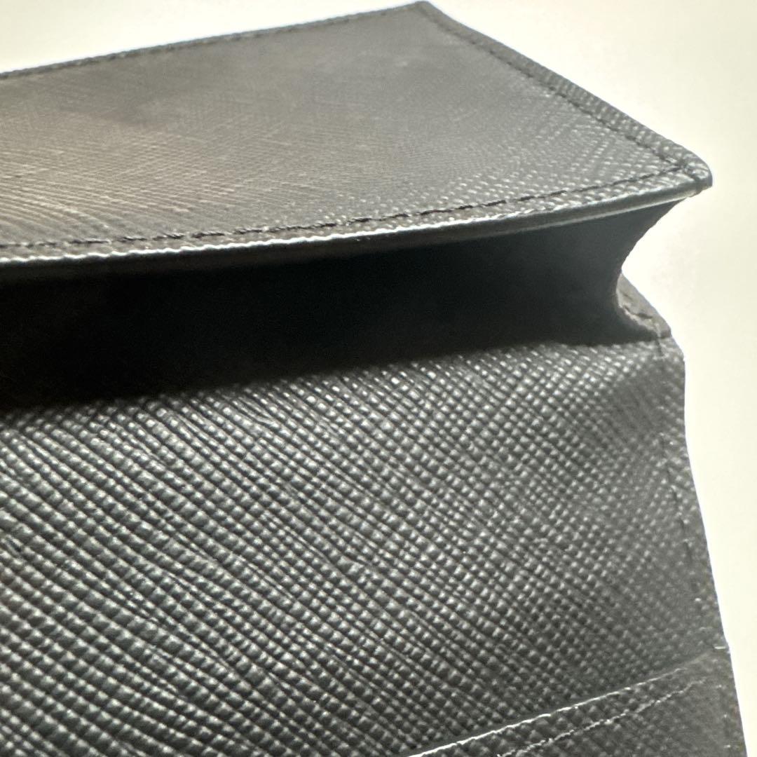 dunhill ブラックレザー 名刺入れ