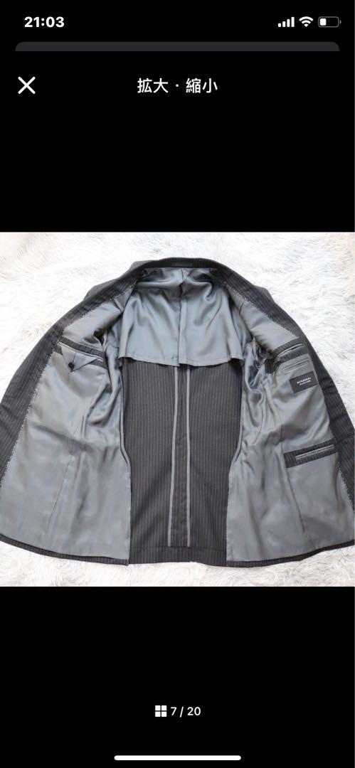 バーバリー　ブラックレーベル　XL ２Ｂ　BURBERRY