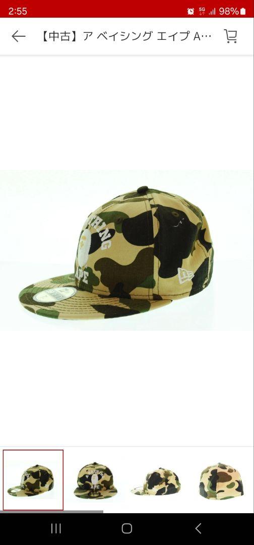 ア ベイシング エイプ A BATHING APE NEW ERA キャップ