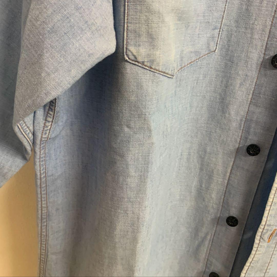 Levi's VINTAGE 90s サドルマンタグ オレンジタブ デニムシャツ Levi's VINTAGE 90s サドルマンタグ オレンジタブ デニムシャツ