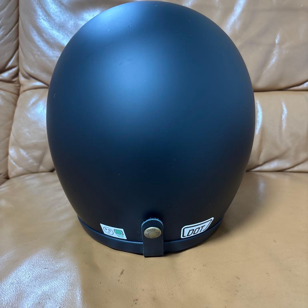 TT&CO. スーパーマグナム ジェットヘルメット マットブラック M/Lサイズ TT&CO. スーパーマグナム ジェットヘルメット マットブラック M/Lサイズ