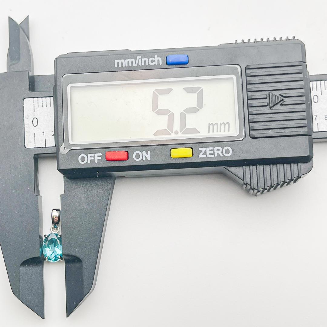 JN165 Pt900 ペンダントトップ 0.8ct パライバアパタイト