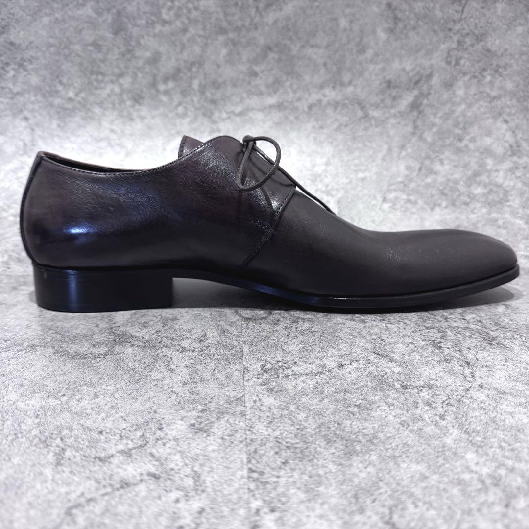【ほぼ未使用】Agnes b 28.5cm プレーントゥ　ビジネス　オールレザー